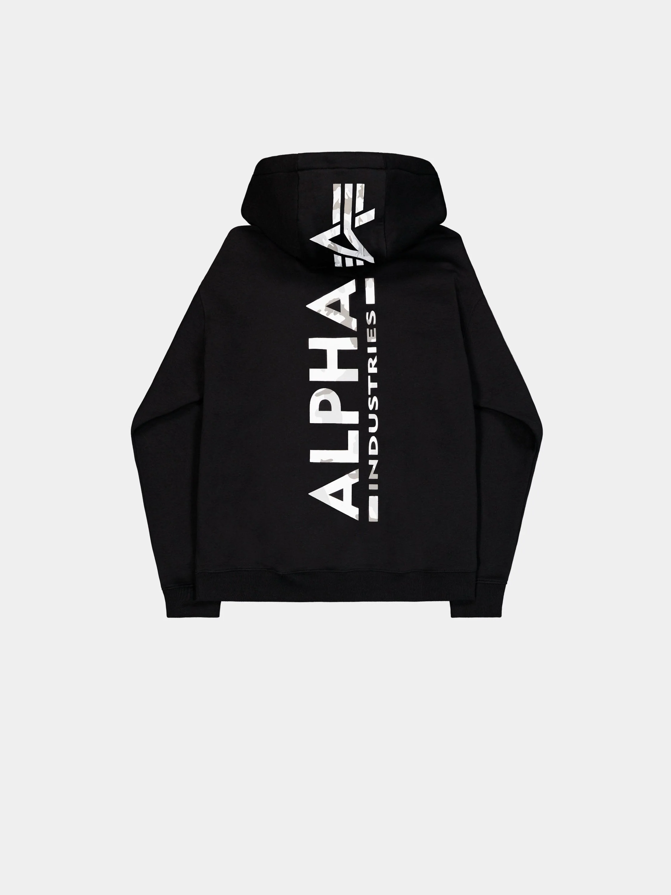 BACK PRINT CAMO HOODIE - Image 5
