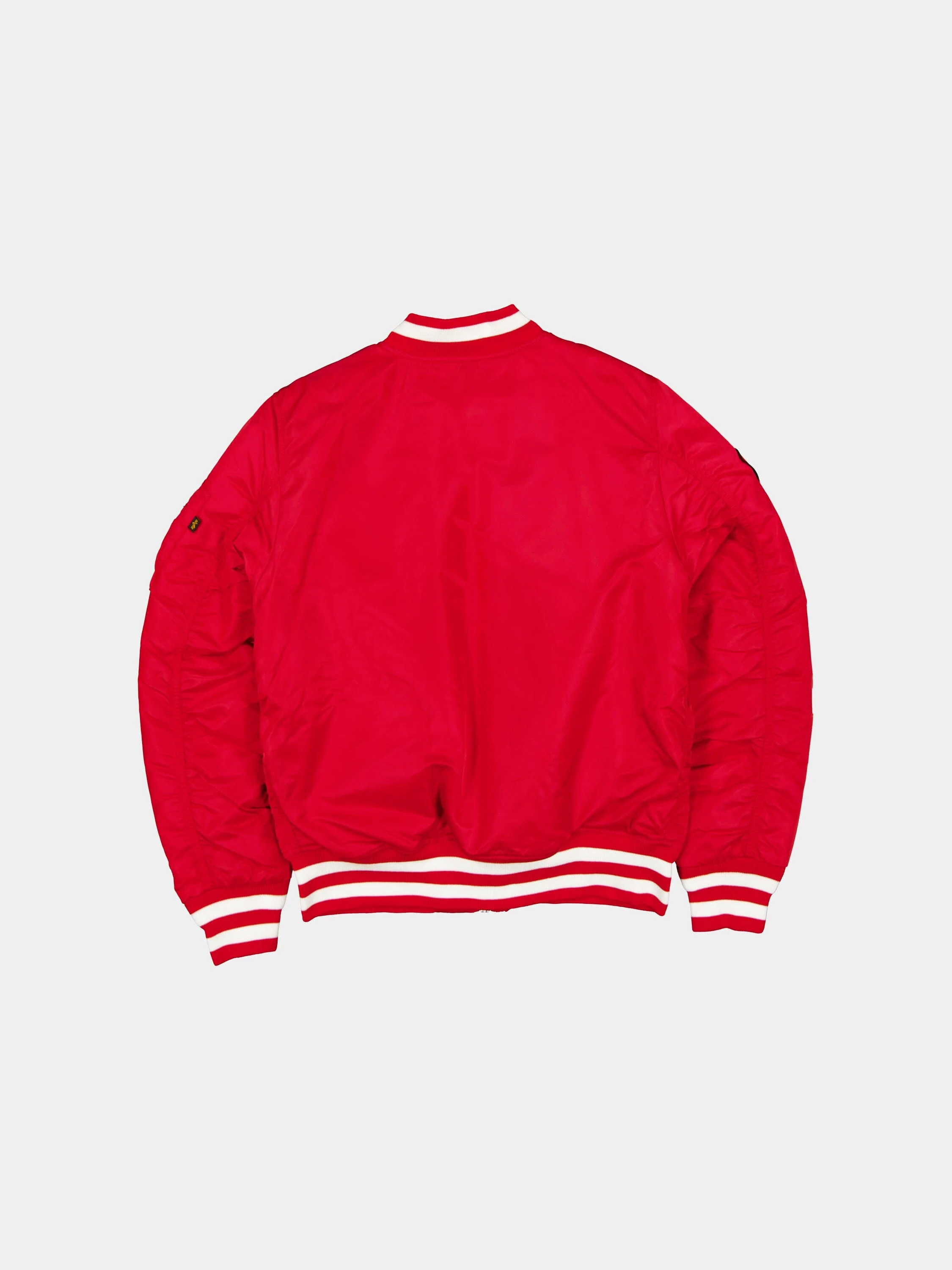 SAN FRANCISCO 49ERS X ALPHA X NEW ERA MA-1 BOMBER JACKET - Image 2
