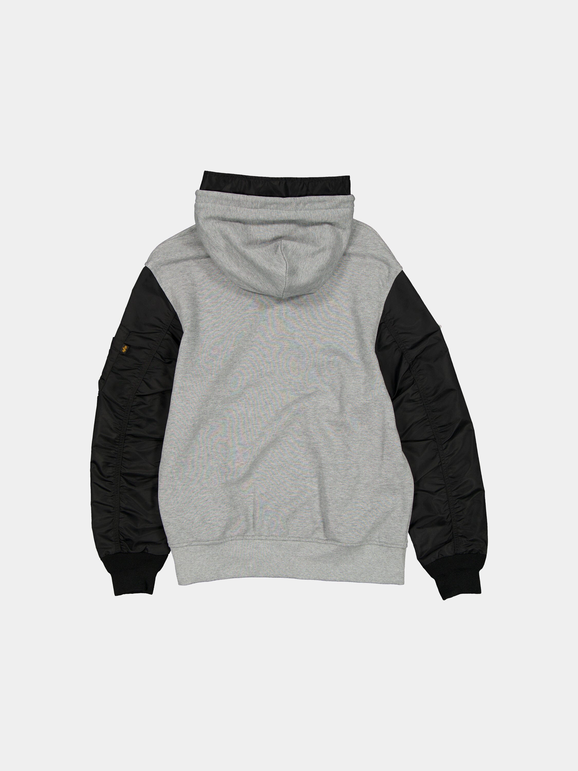 OAKLAND RAIDERS X ALPHA X NEW ERA MA-1 ZIP UP HOODIE - Image 2