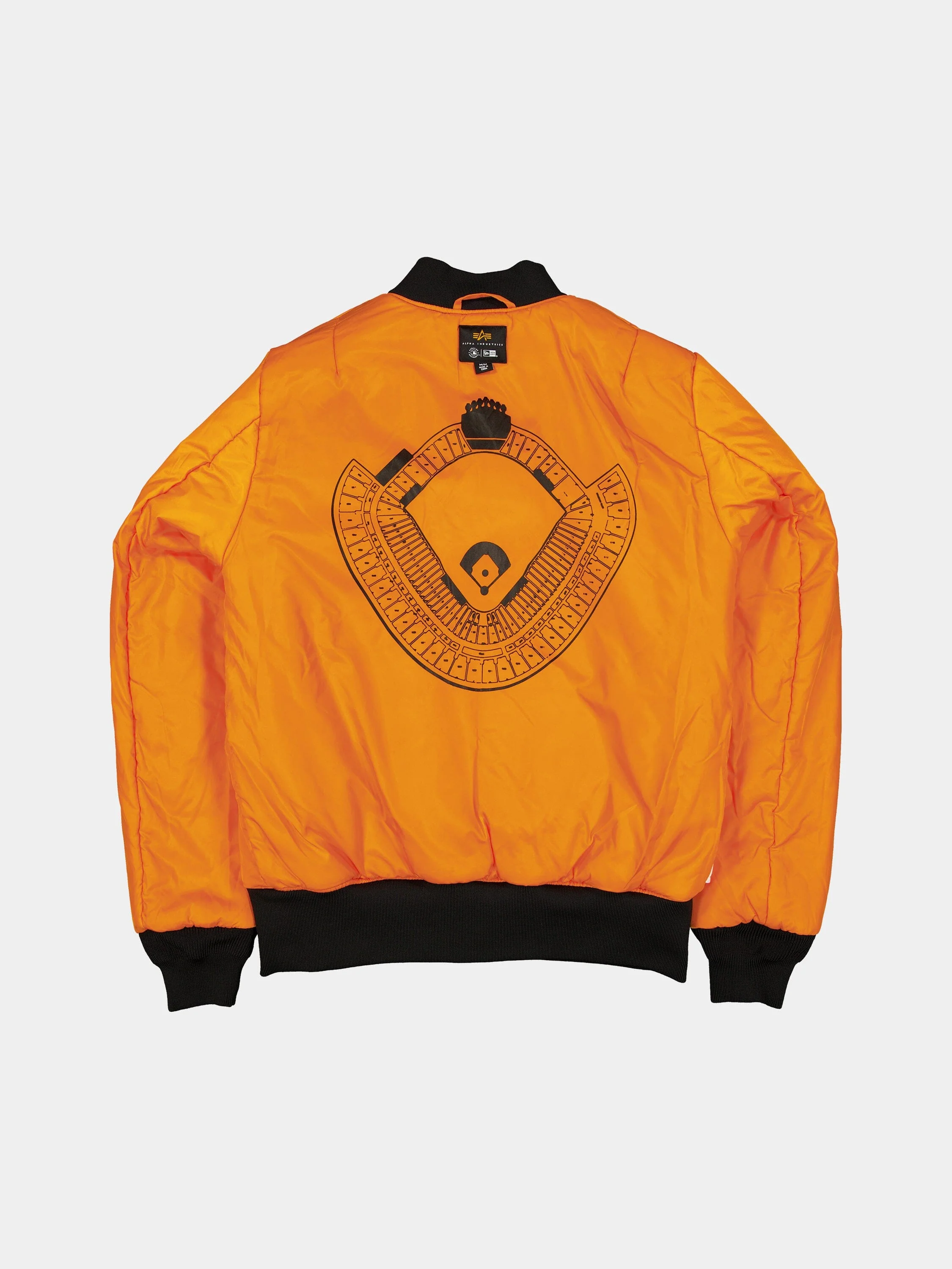 CHICAGO WHITE SOX X ALPHA X NEW ERA MA-1 BOMBER JACKET (BLACK CAMO) - Image 4