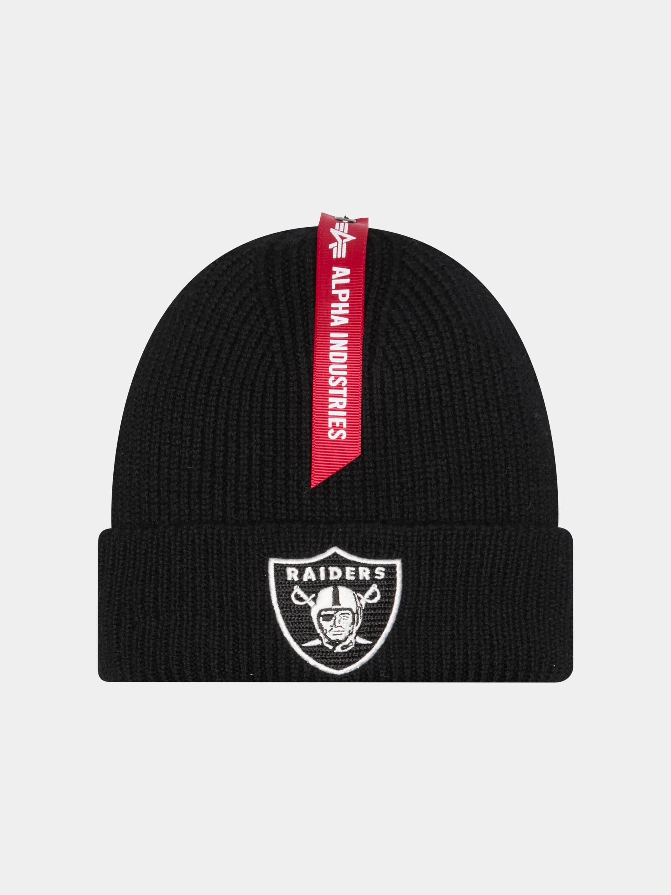 LAS VEGAS RAIDERS X ALPHA X NEW ERA SHORT CUFF BEANIE