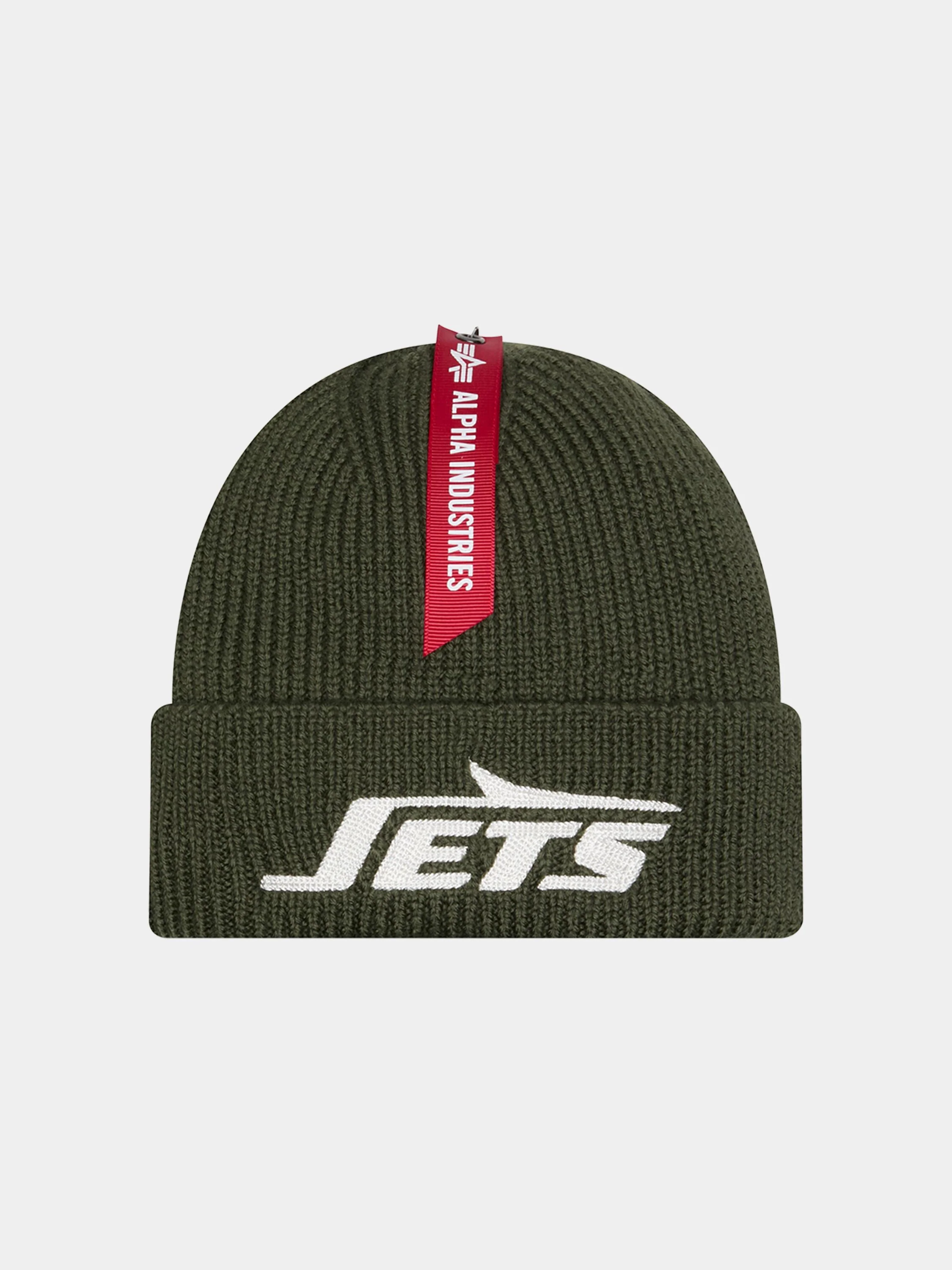 NEW YORK JETS X ALPHA X NEW ERA SHORT CUFF BEANIE