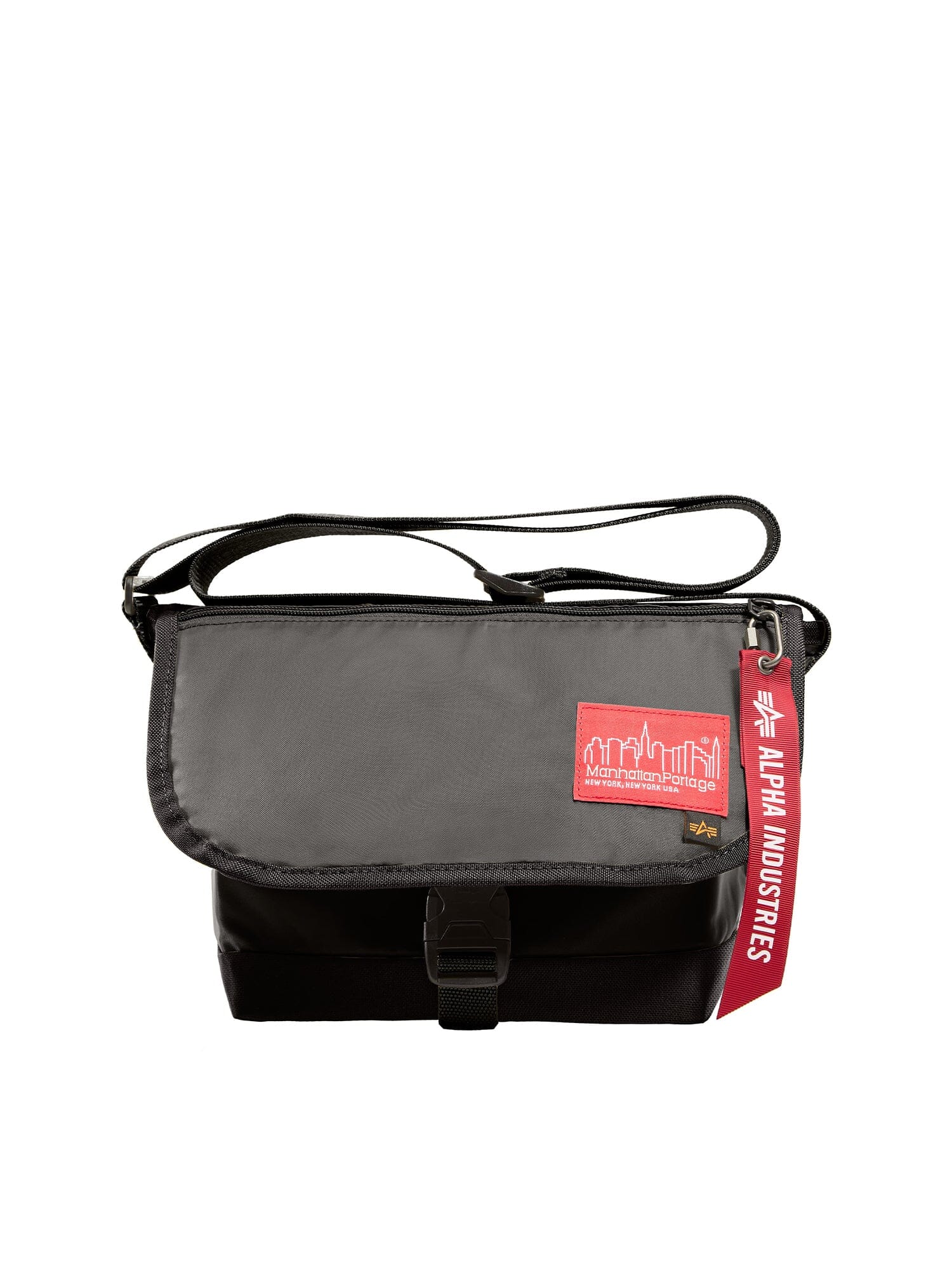 ALPHA X MANHATTAN PORTAGE NYLON MESSENGER BAG SM - Image 2