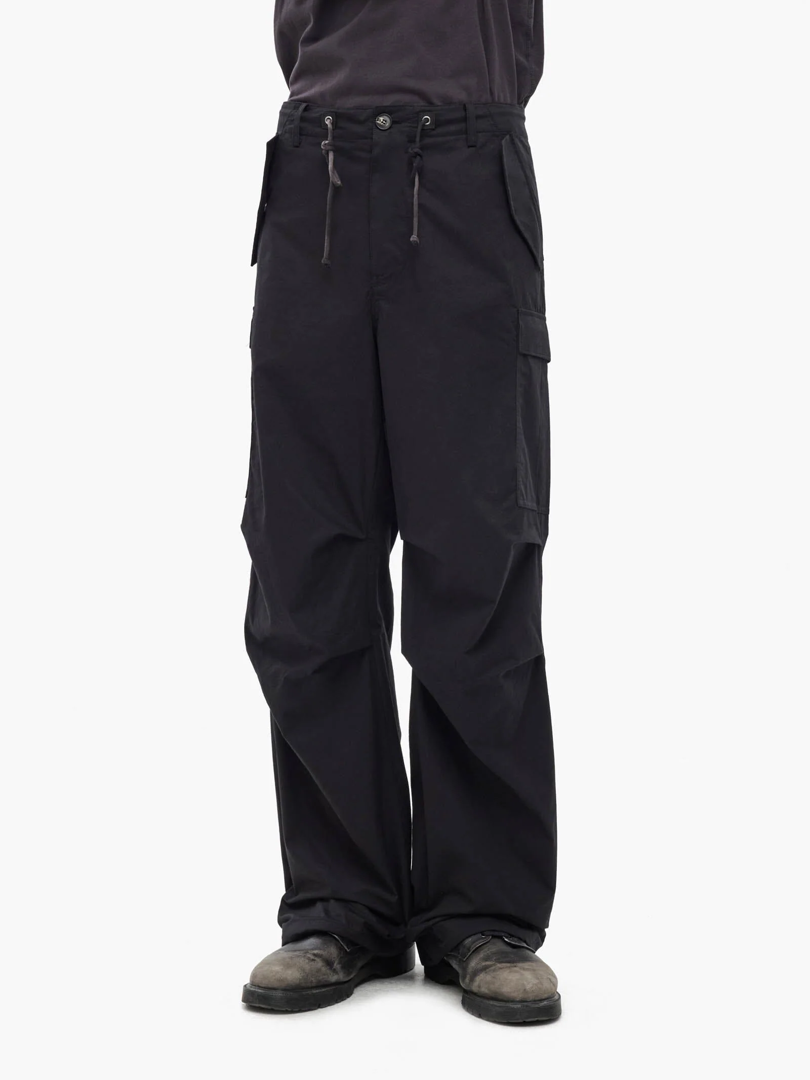JIYONG KIM X ALPHA SUN BLEACHED MULTI POCKET PANT - Image 10