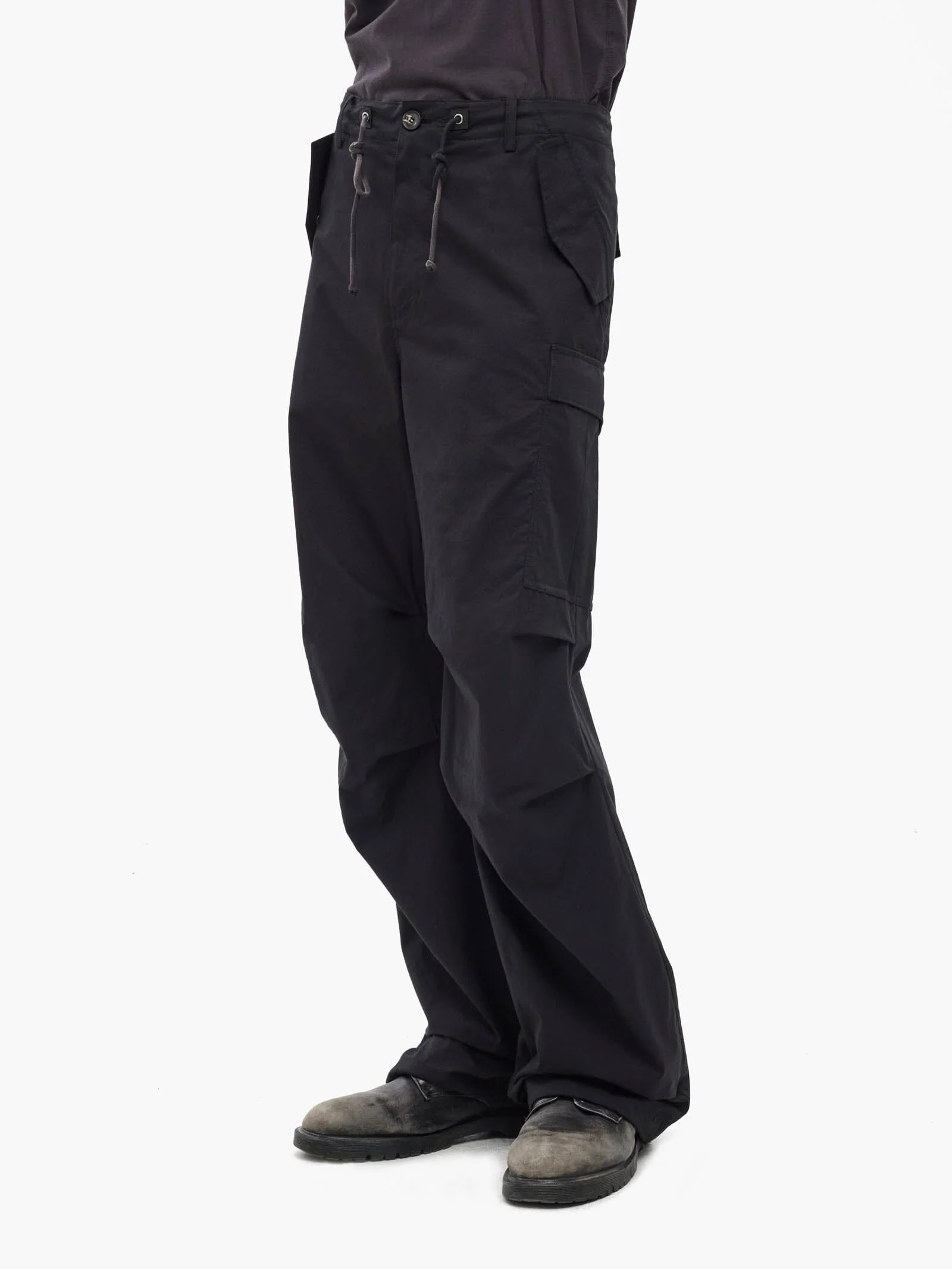 JIYONG KIM X ALPHA SUN BLEACHED MULTI POCKET PANT - Image 11