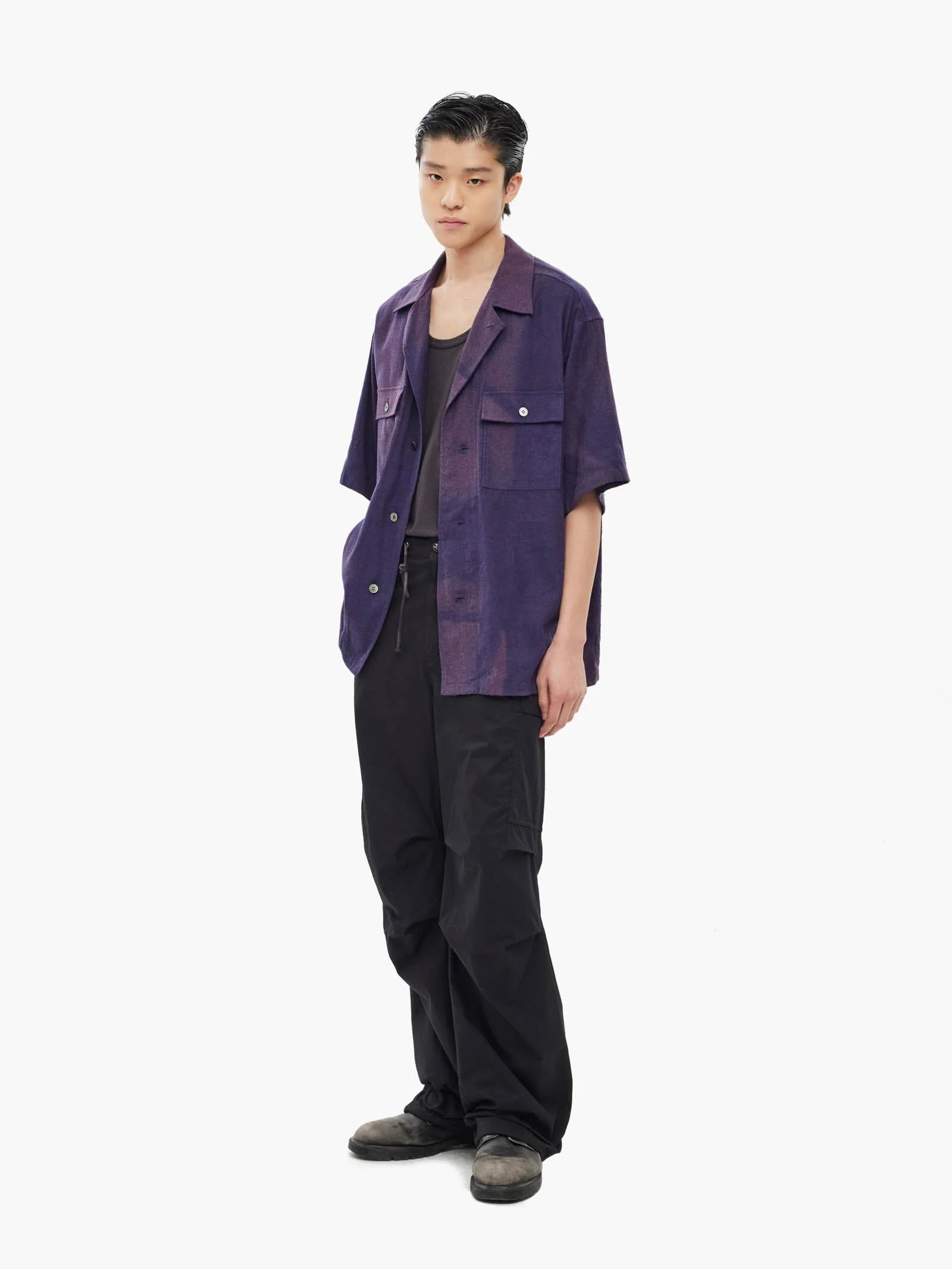 JIYONG KIM X ALPHA SUN BLEACHED MULTI POCKET PANT - Image 14