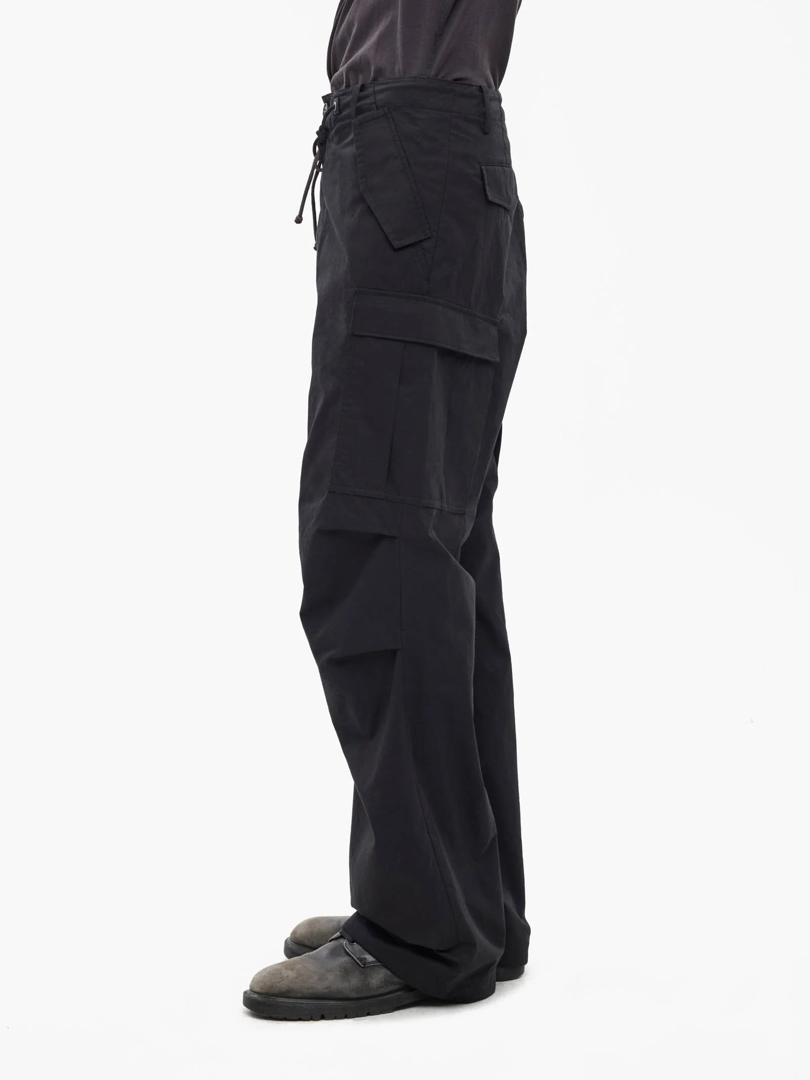 JIYONG KIM X ALPHA SUN BLEACHED MULTI POCKET PANT - Image 9