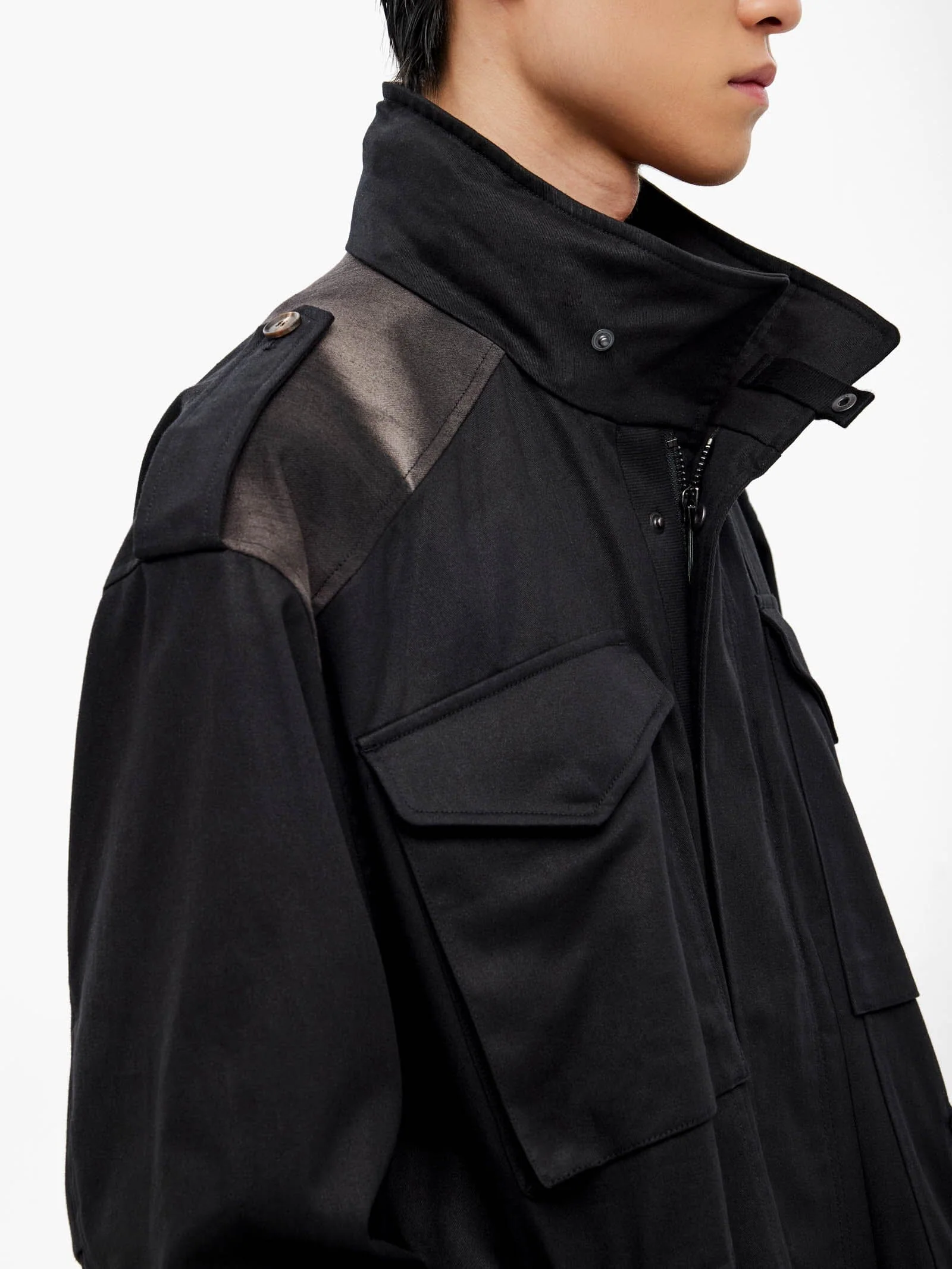 JIYONG KIM X ALPHA SUN BLEACHED FIELD JACKET - Image 5