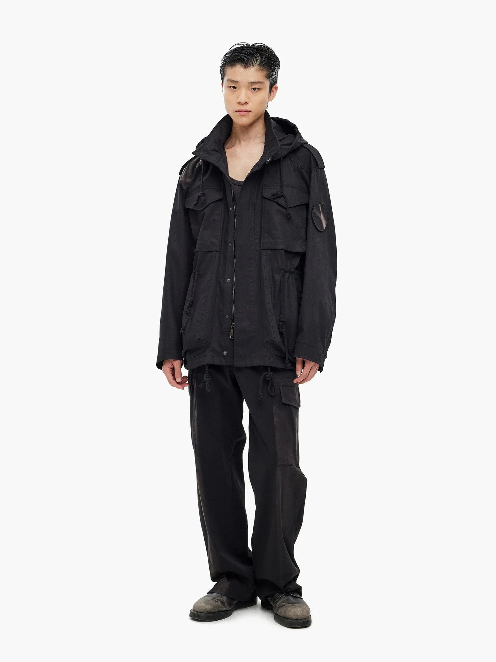 JIYONG KIM X ALPHA SUN BLEACHED FIELD JACKET - Image 9