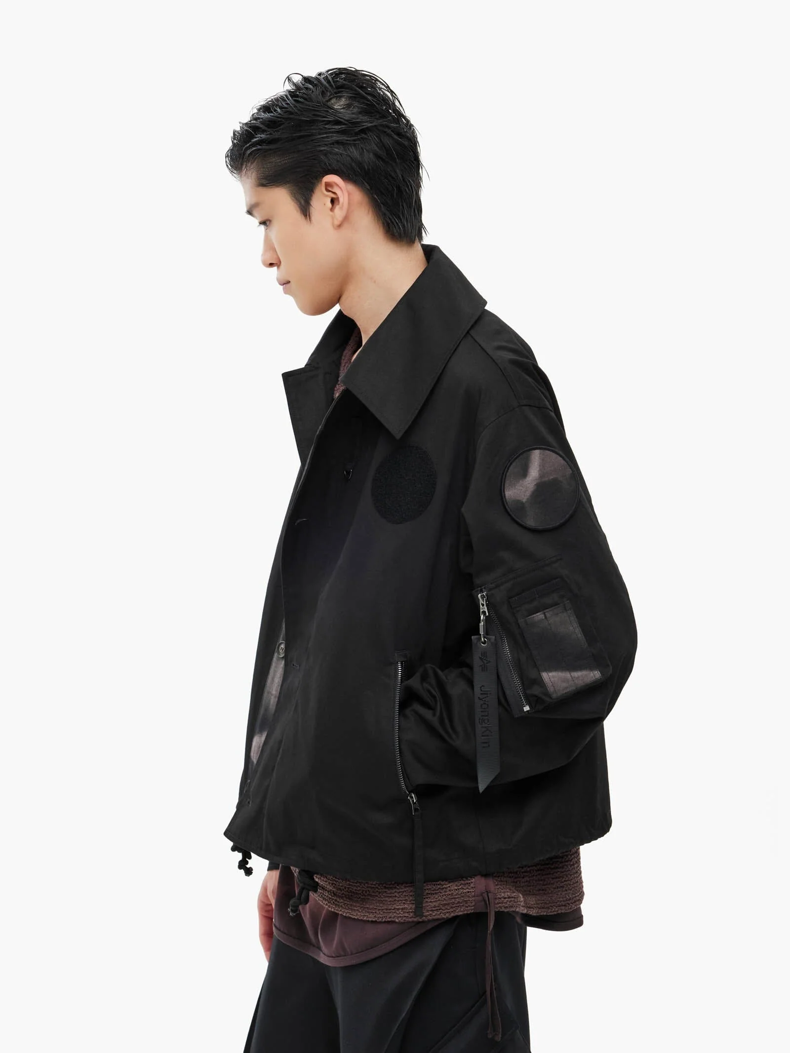 JIYONG KIM X ALPHA SUN BLEACHED WIDE COLLAR - Image 14