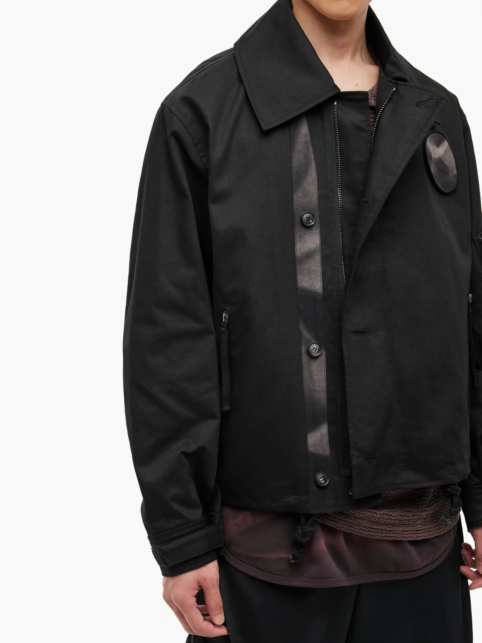JIYONG KIM X ALPHA SUN BLEACHED WIDE COLLAR - Image 17