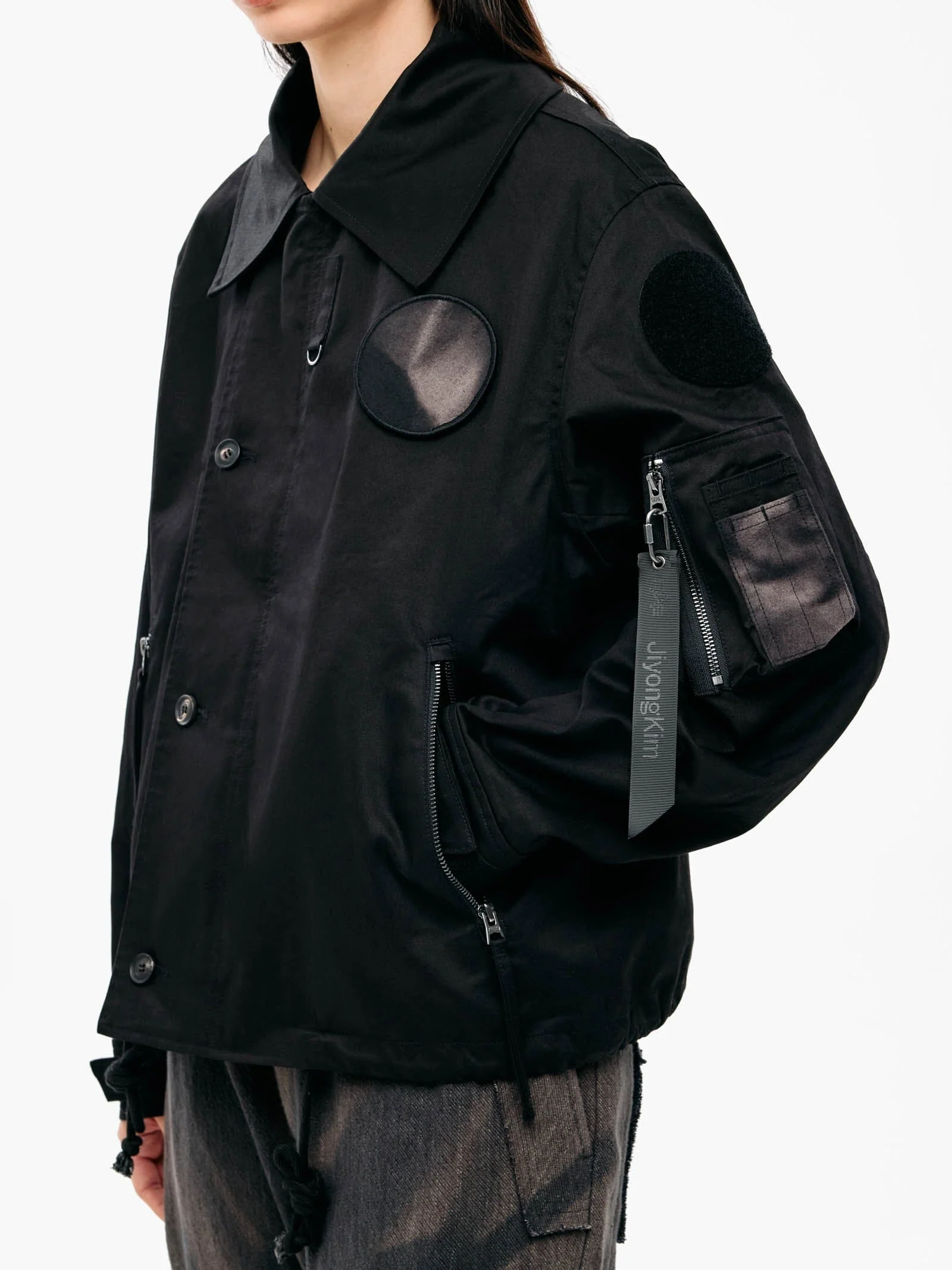 JIYONG KIM X ALPHA SUN BLEACHED WIDE COLLAR - Image 19
