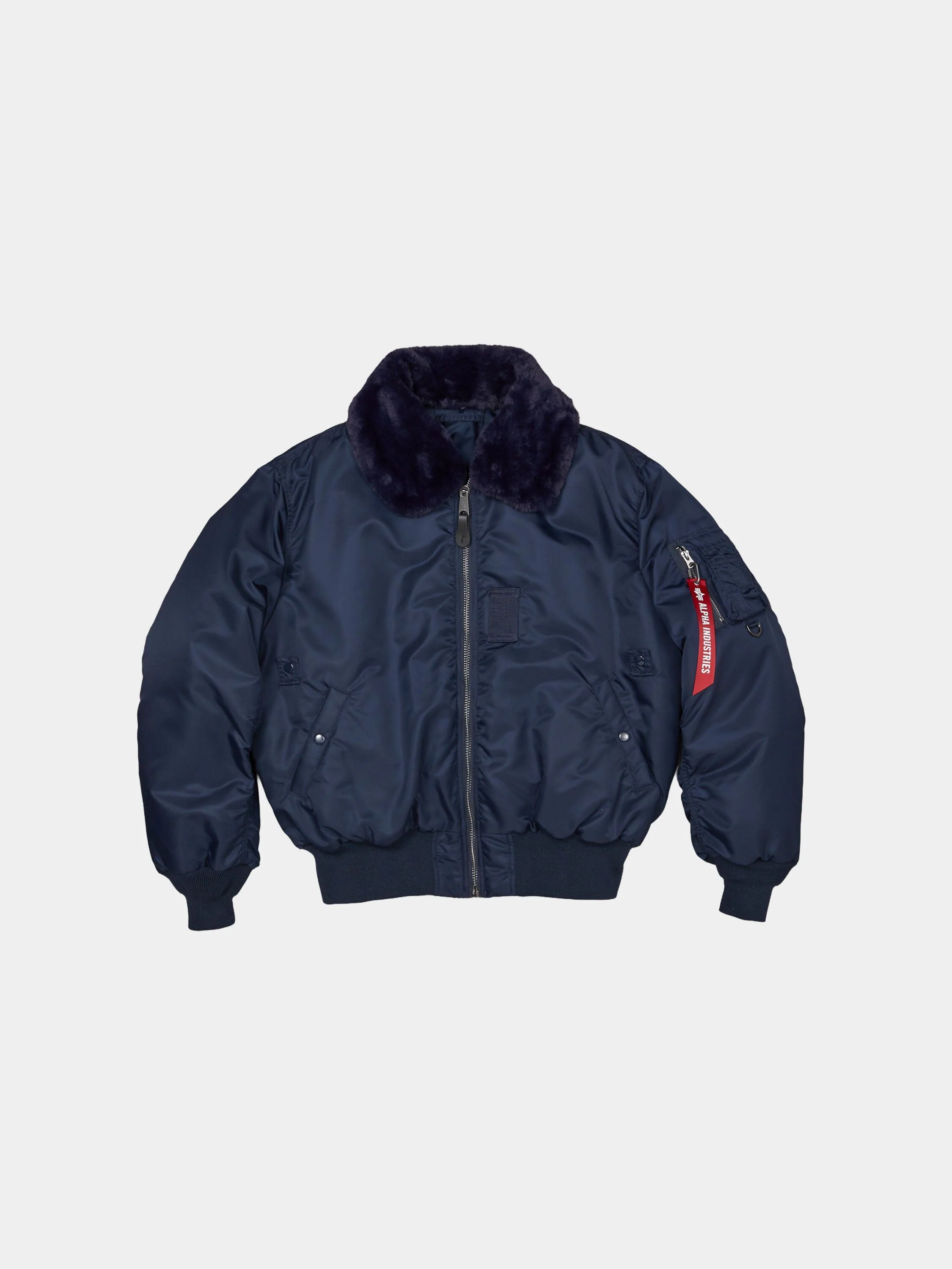 ALPHA X MASTERMIND REVERSIBLE FAUX MOUTON B-15 FLIGHT JACKET - Image 2