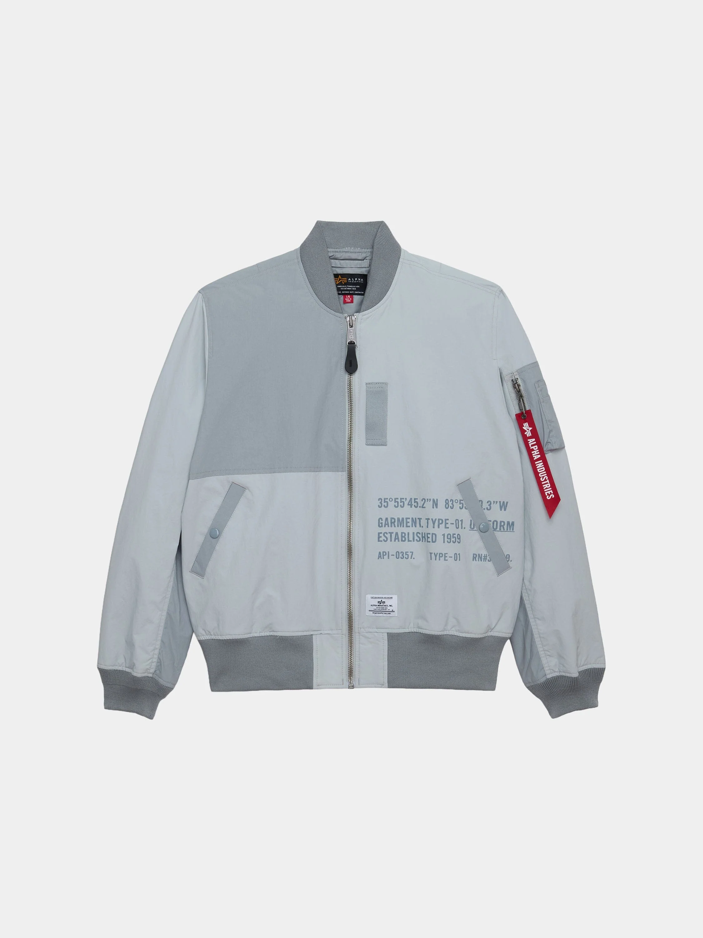 L-2B RELAXED PATCHWORK FLIGHT JACKET