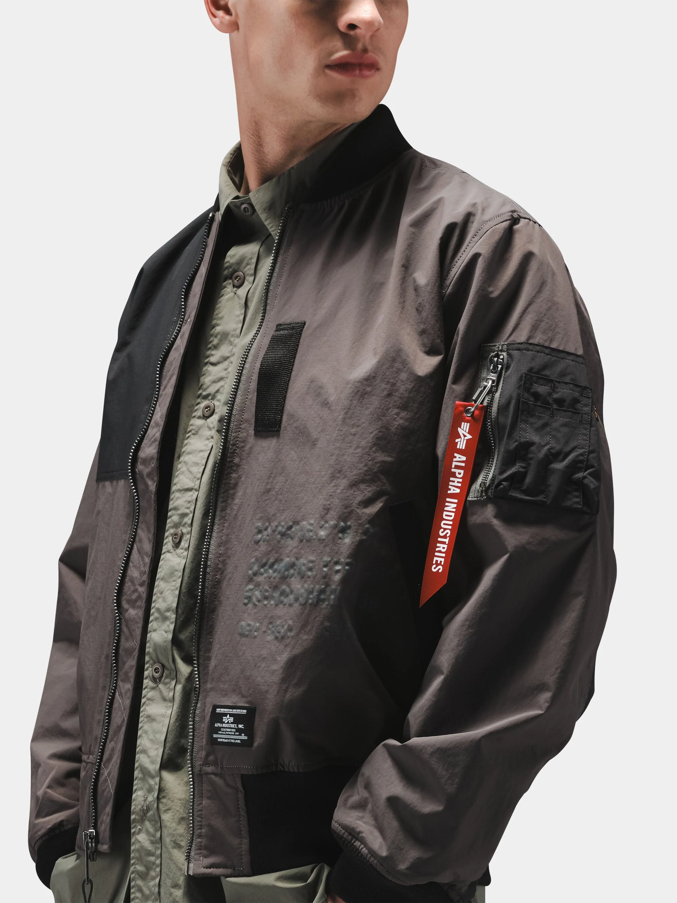 L-2B RELAXED PATCHWORK FLIGHT JACKET - Image 11