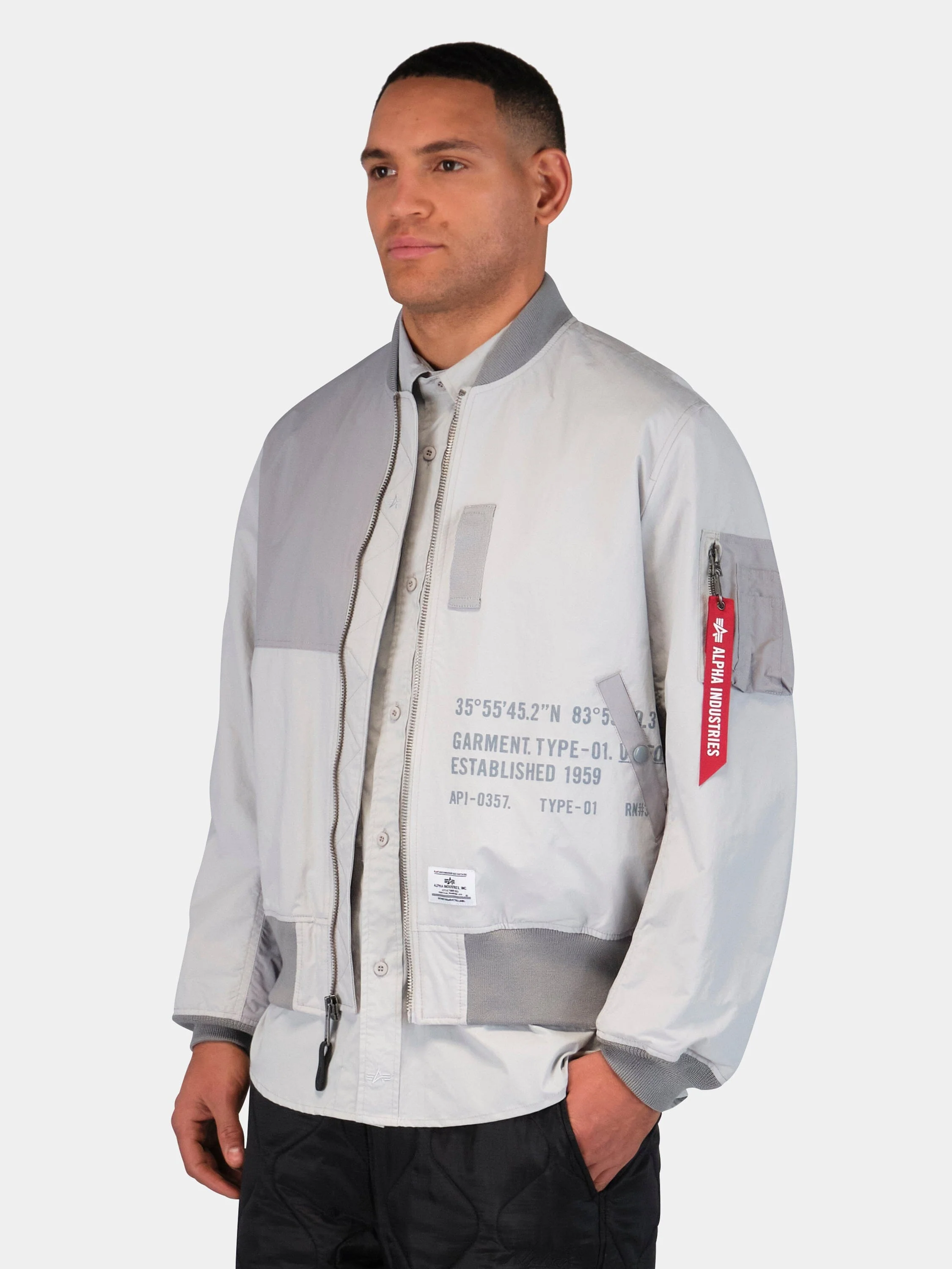L-2B RELAXED PATCHWORK FLIGHT JACKET - Image 3