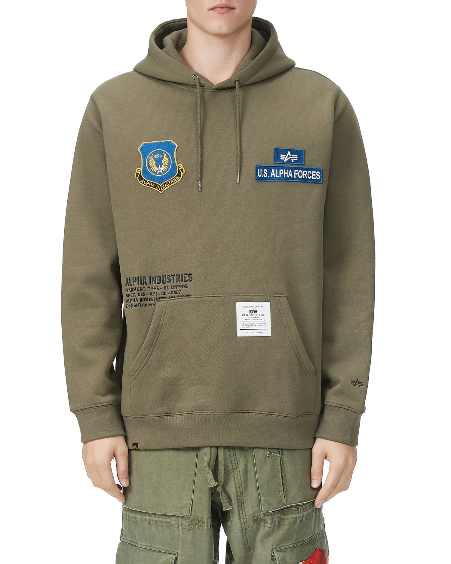 U.S. ALPHA FORCES BADGE HOODIE - Image 2