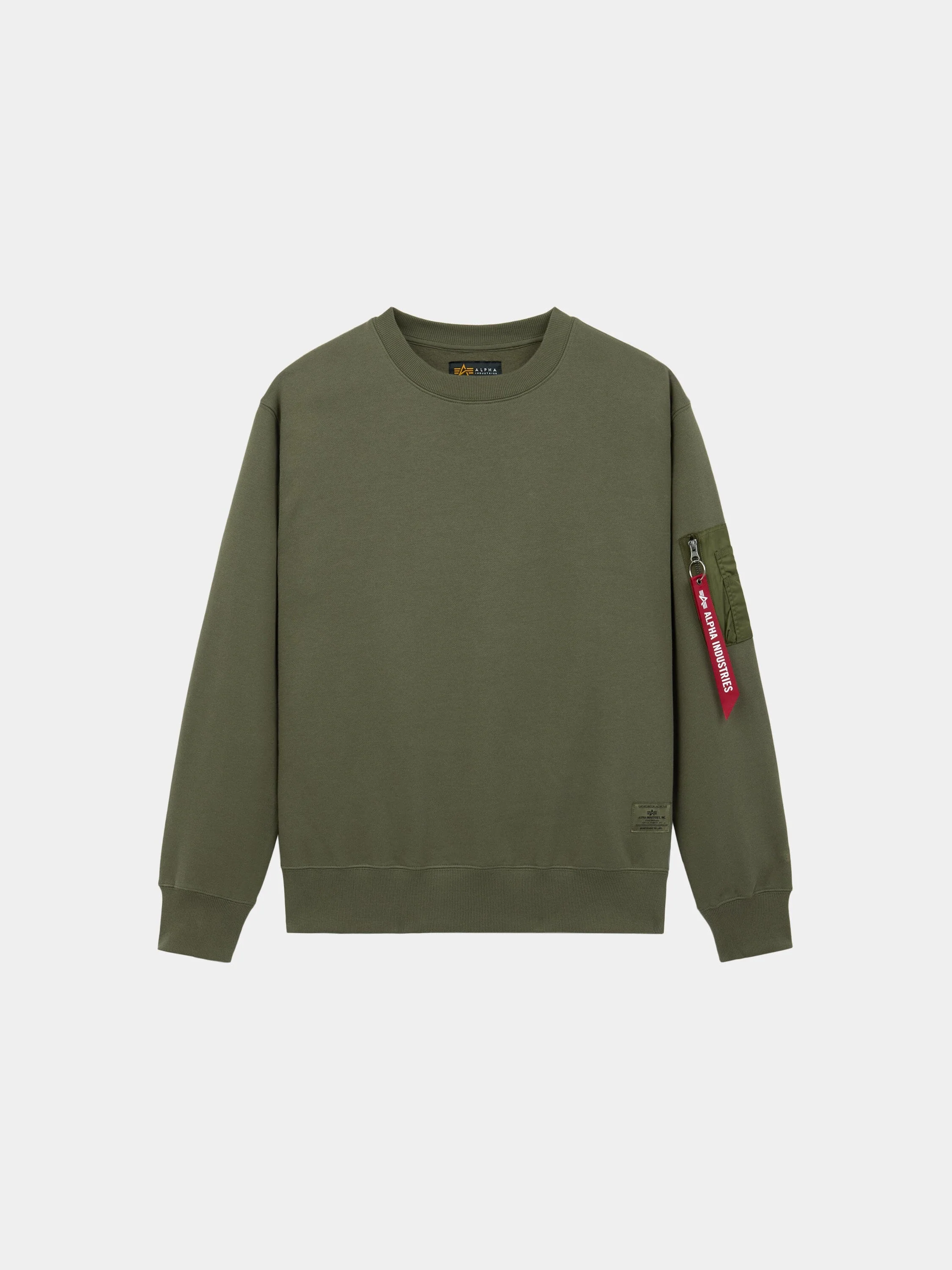 UTILITY POCKET CREWNECK