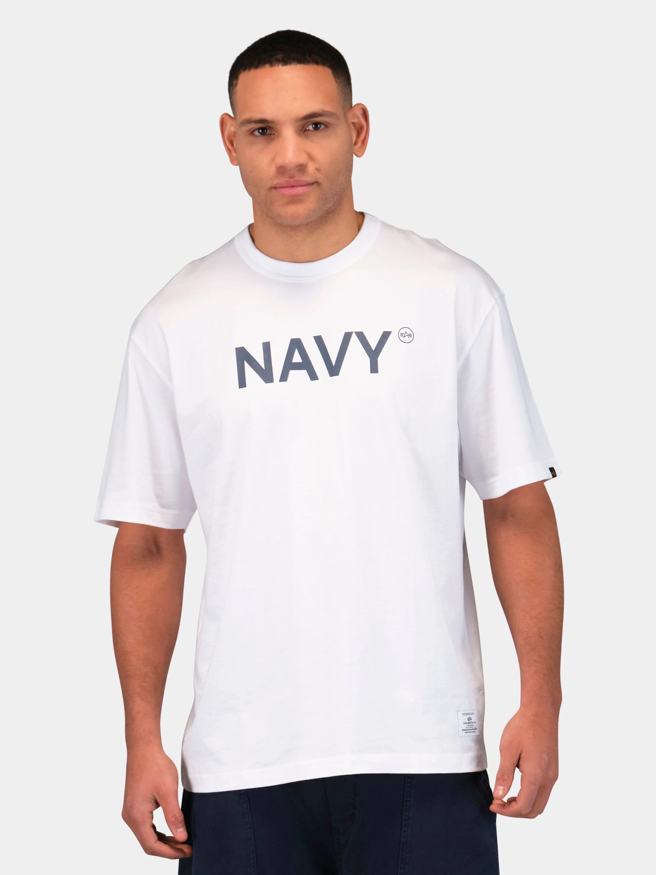 RELAXED NAVY TEE - Image 2