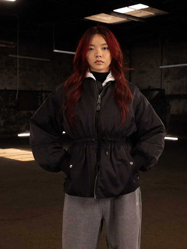 WOMEN'S SHORT CINCHED WAIST JACKET - Image 2
