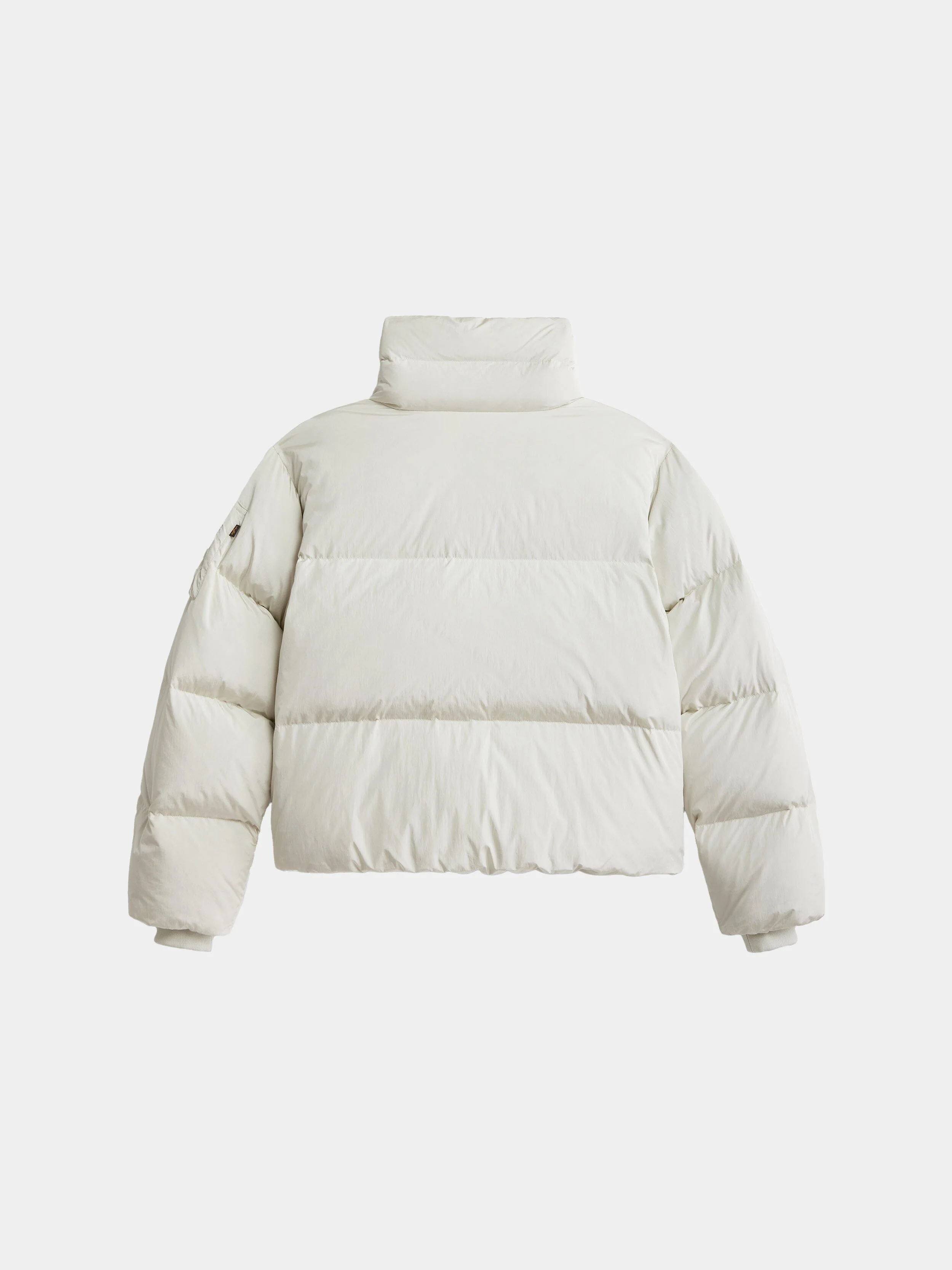 SIERRA SHORT PUFFER PARKA WOMENS (DUNE WHITE) - Image 5